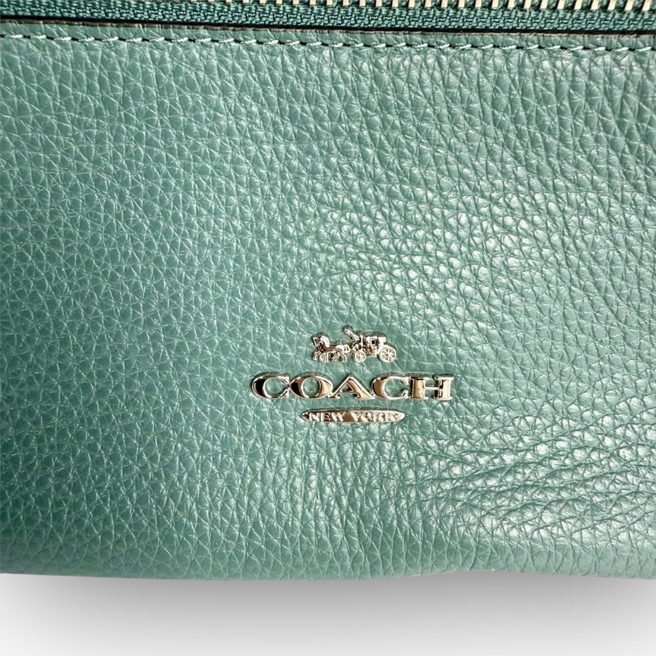 ７１ COACH コーチ リュック グリーン ×ブラック M1980 30550 カード付き