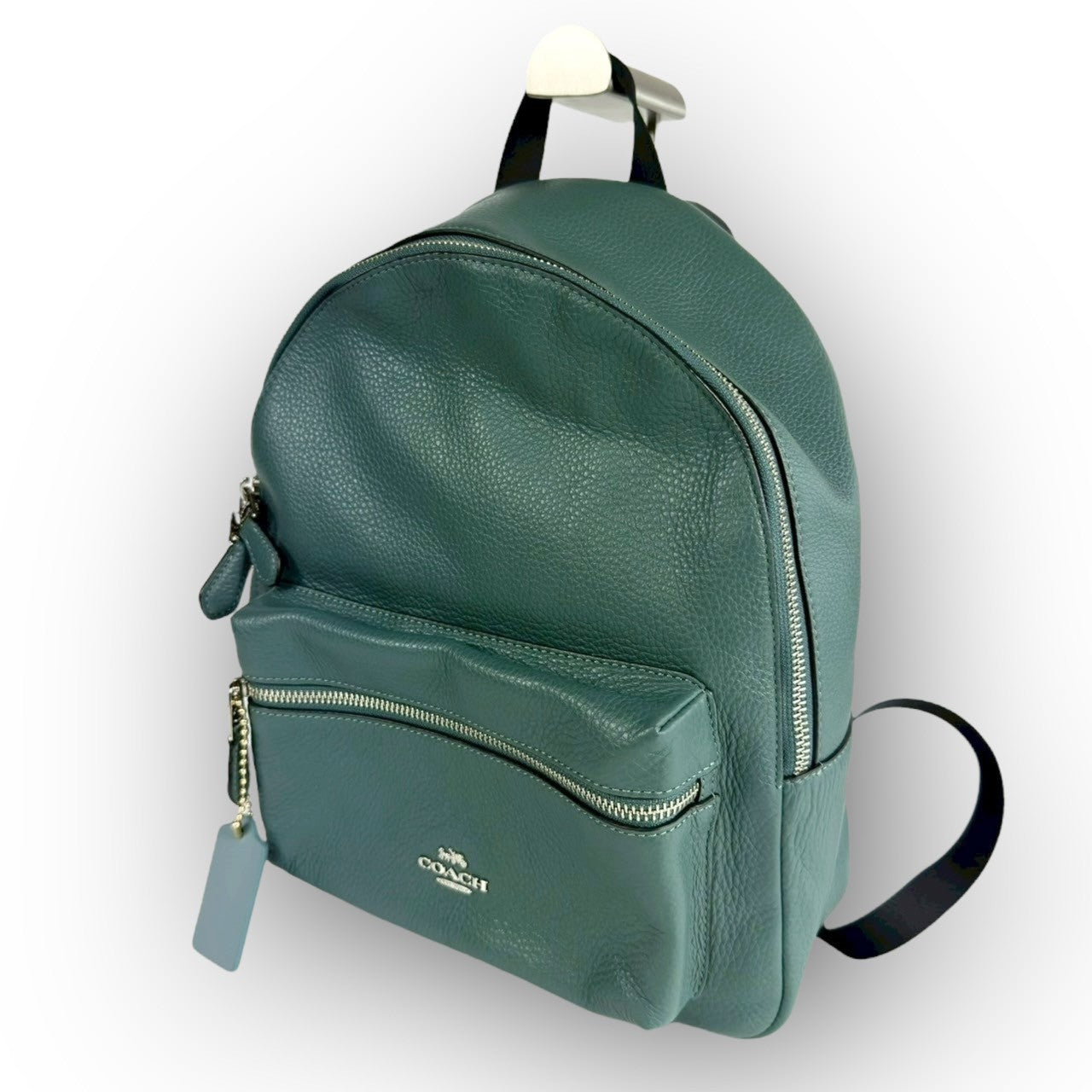 ７１ COACH コーチ リュック グリーン ×ブラック M1980 30550 カード付き
