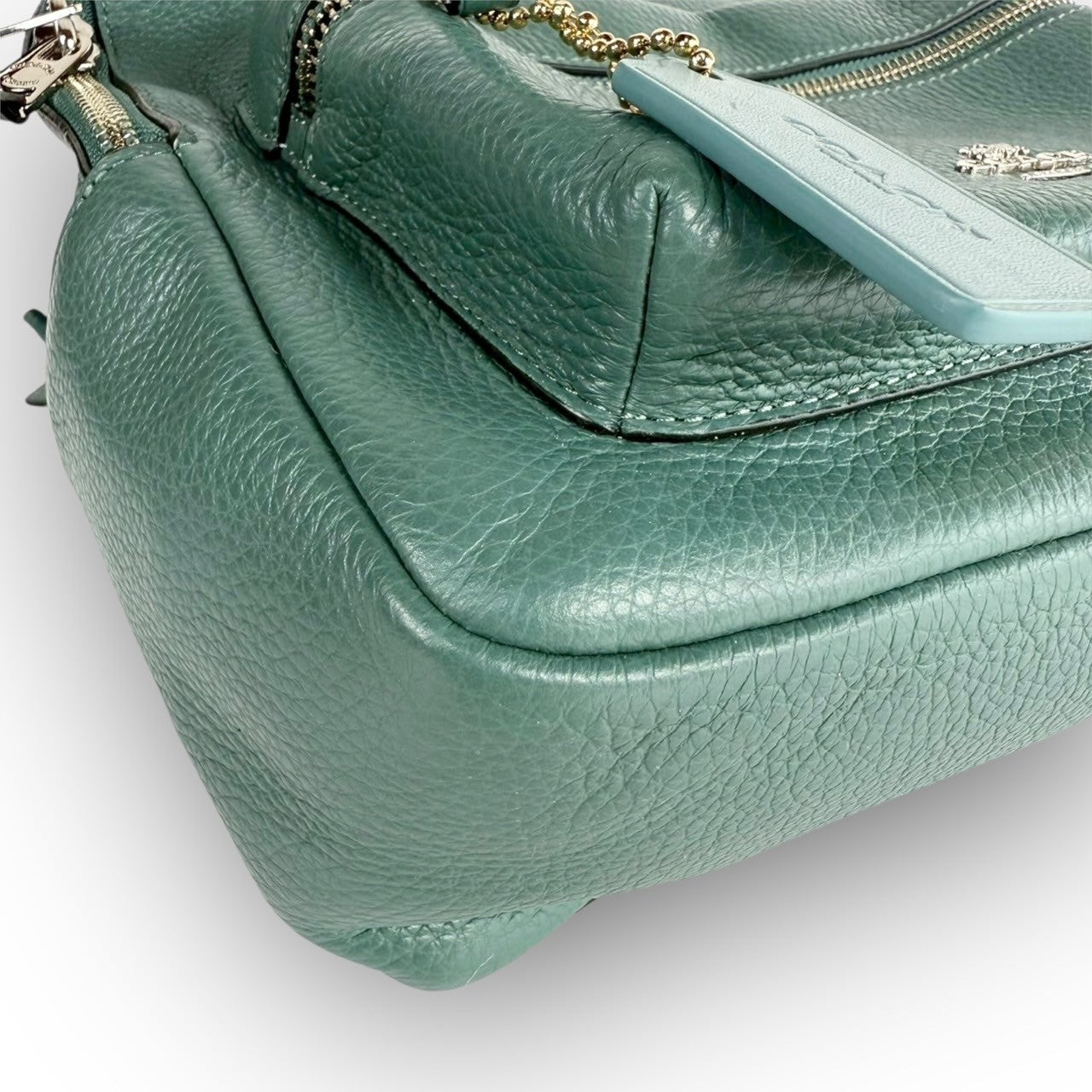 ７１ COACH コーチ リュック グリーン ×ブラック M1980 30550 カード付き
