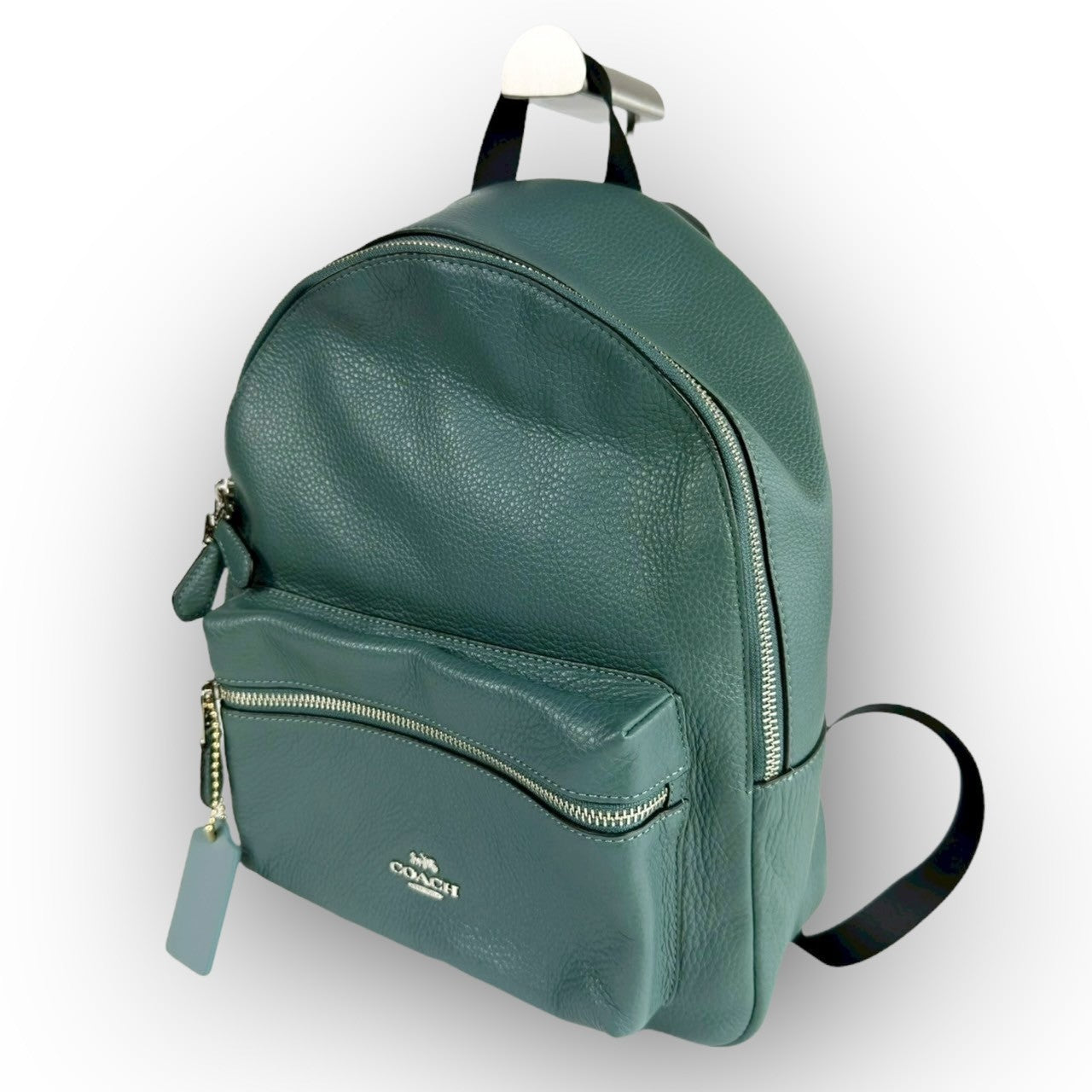 ７１ COACH コーチ リュック グリーン ×ブラック M1980 30550 カード付き