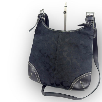 ７２ COACH コーチ ショルダーバッグ シグネチャー ブラック  M0785-F11193