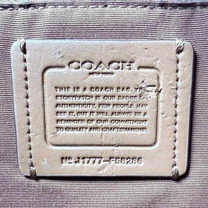 ７６ COACH コーチ トートバッグ シグネチャー ブラウン J17777 F58286