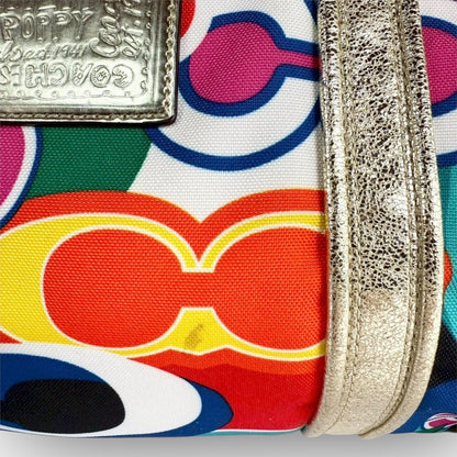 ７８ COACH コーチ トートバッグ 大容量  ポビー マルチカラー K0932 13839