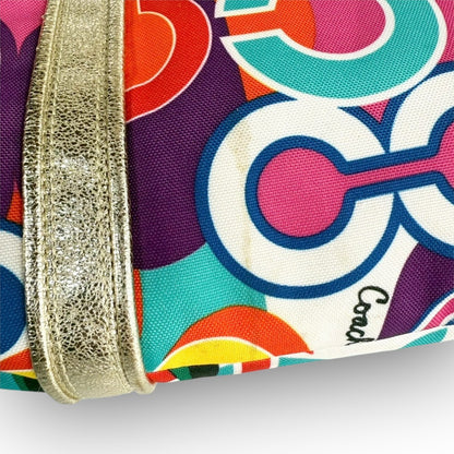 ７８ COACH コーチ トートバッグ 大容量  ポビー マルチカラー K0932 13839