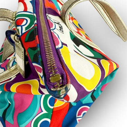 ７８ COACH コーチ トートバッグ 大容量  ポビー マルチカラー K0932 13839