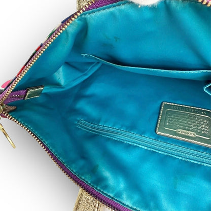 ７８ COACH コーチ トートバッグ 大容量  ポビー マルチカラー K0932 13839