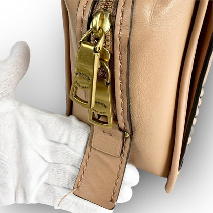 ８５ COACH コーチ ハンドバッグ サーモンピンク  K1880 68814