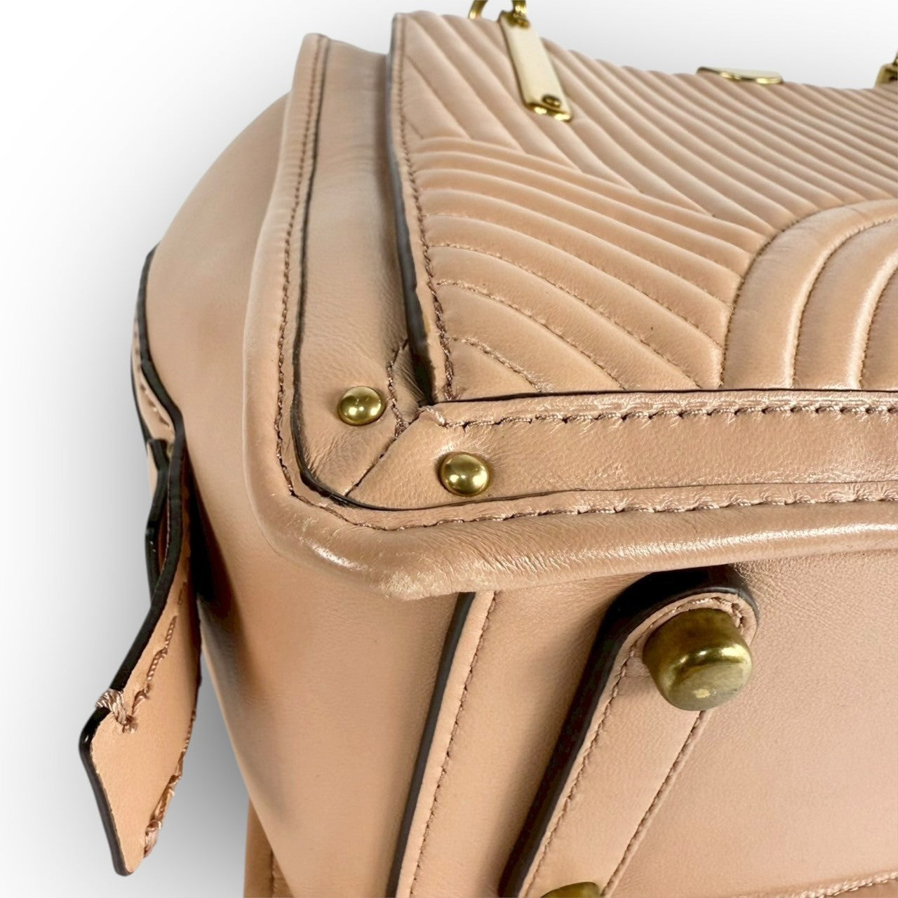 ８５ COACH コーチ ハンドバッグ サーモンピンク  K1880 68814