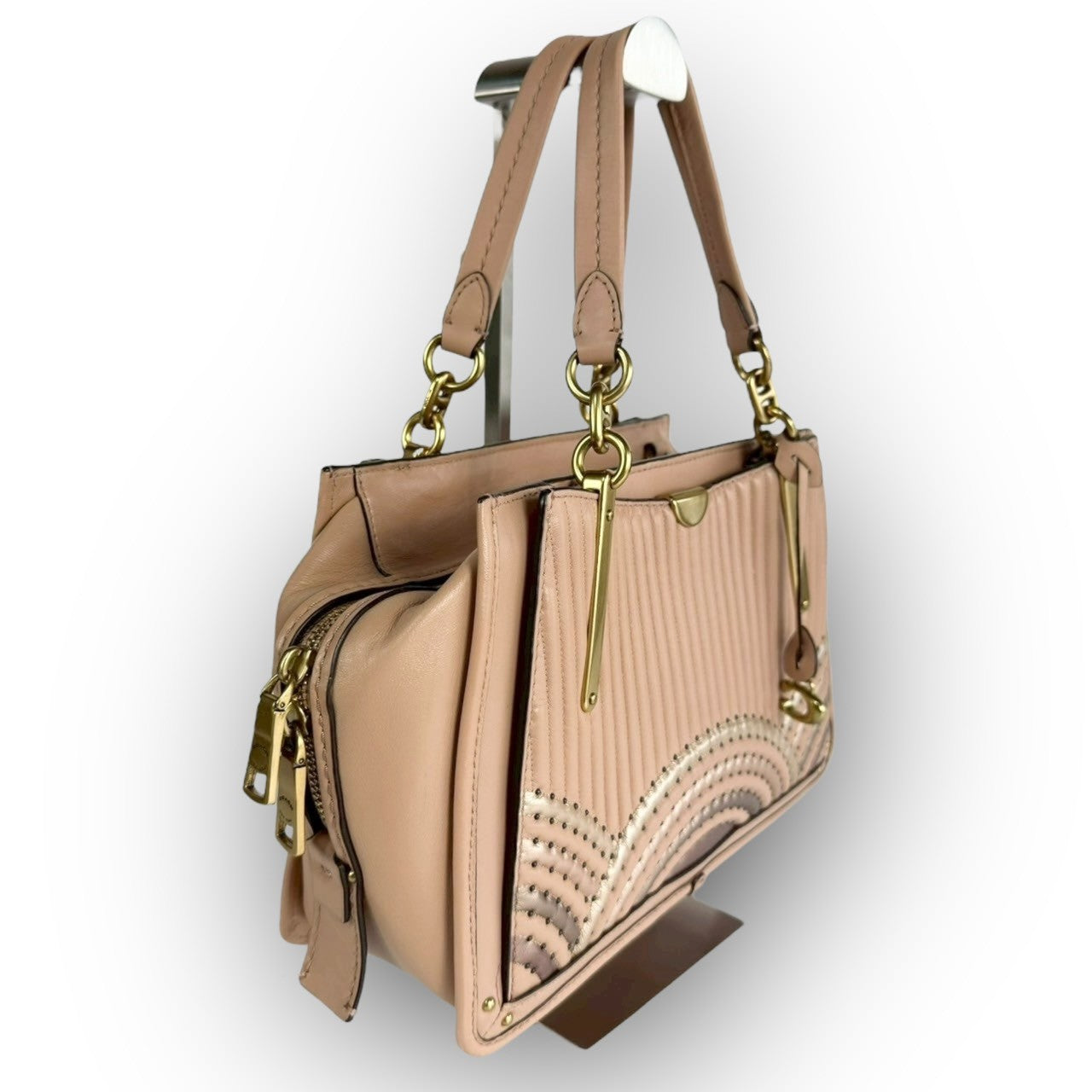 ８５ COACH コーチ ハンドバッグ サーモンピンク  K1880 68814