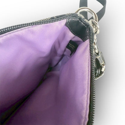 ８７ COACH コーチ ショルダーバッグ シグネチャー ブラック×グレー ミニバッグ