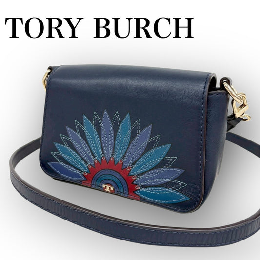 ８８ TORY BURCH トリーバーチ ミニショルダーバッグ ネイビー