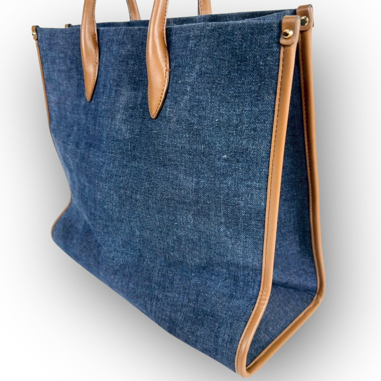 ９０ MICHAEL KORS マイケルコース トートバッグ  ショルダーバッグ ブルー ブラウン