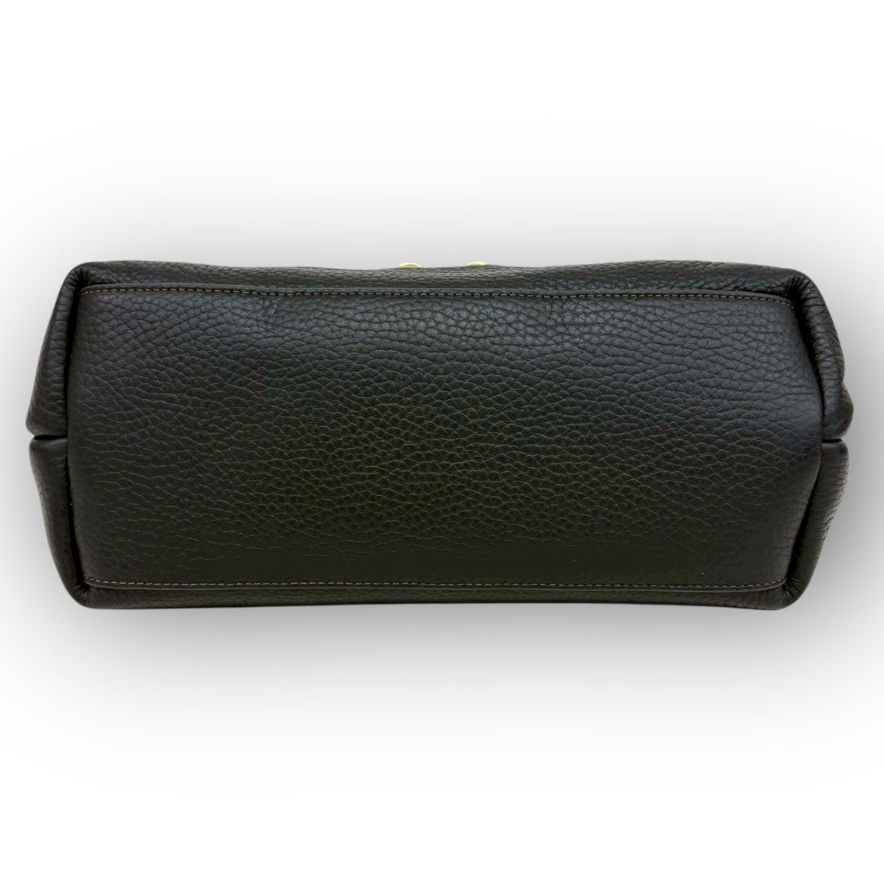 ９２ FURLA フルラ バイカラー レザー 2way ショルダーバッグ ブラウン×ブラック