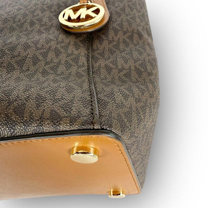 ９３ MICHAEL KORS マイケルコース トートバッグ MKロゴ ブラウン