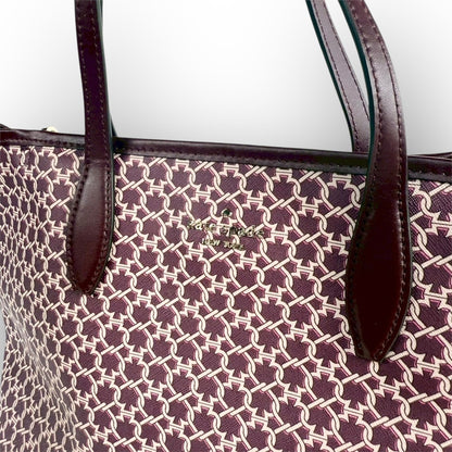 ９４ Kate Spade ケイトスペード 2way バッグ ショルダーバッグ ハンドバッグ ワインレッド