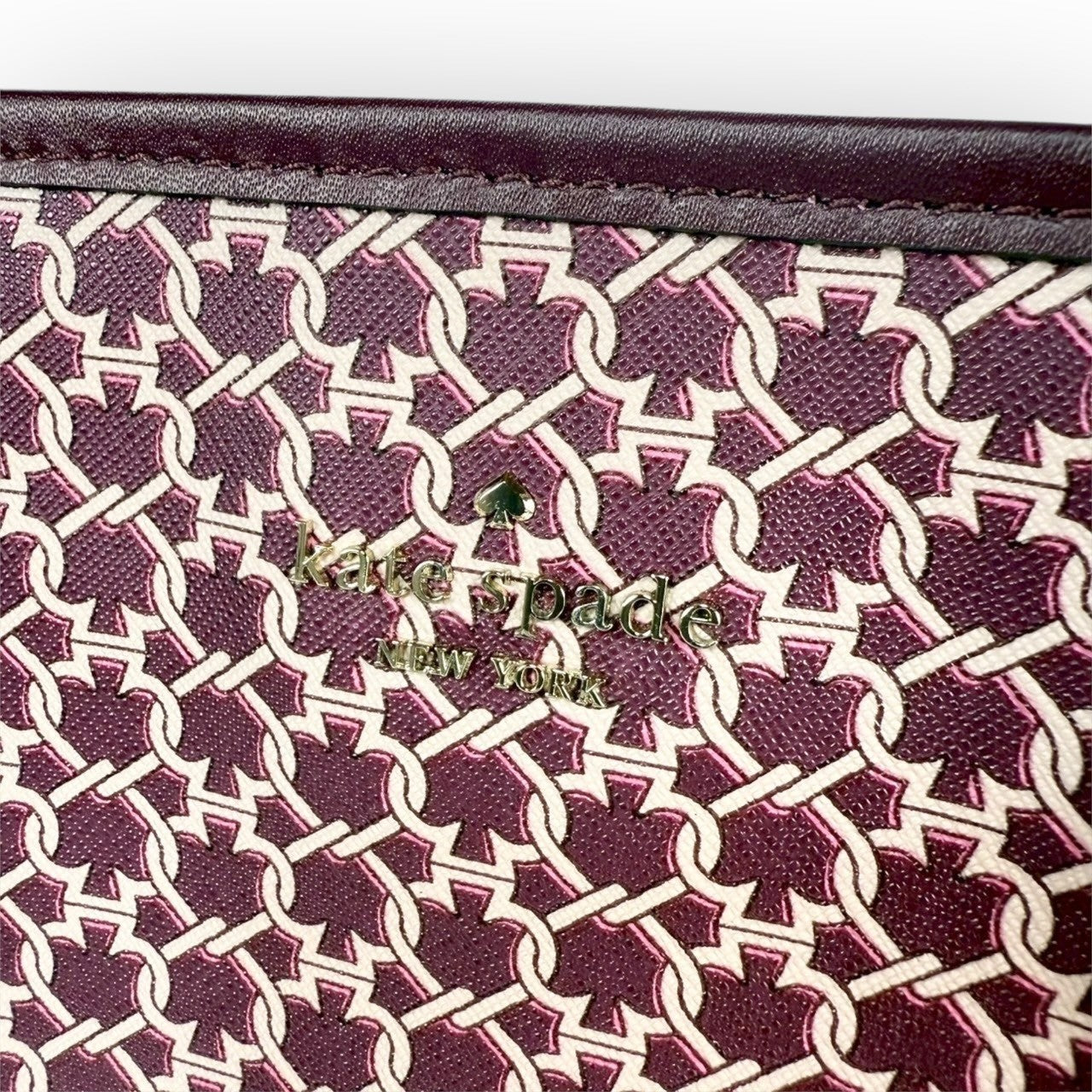 ９４ Kate Spade ケイトスペード 2way バッグ ショルダーバッグ ハンドバッグ ワインレッド