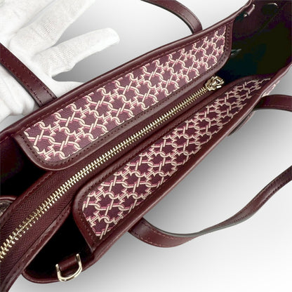 ９４ Kate Spade ケイトスペード 2way バッグ ショルダーバッグ ハンドバッグ ワインレッド