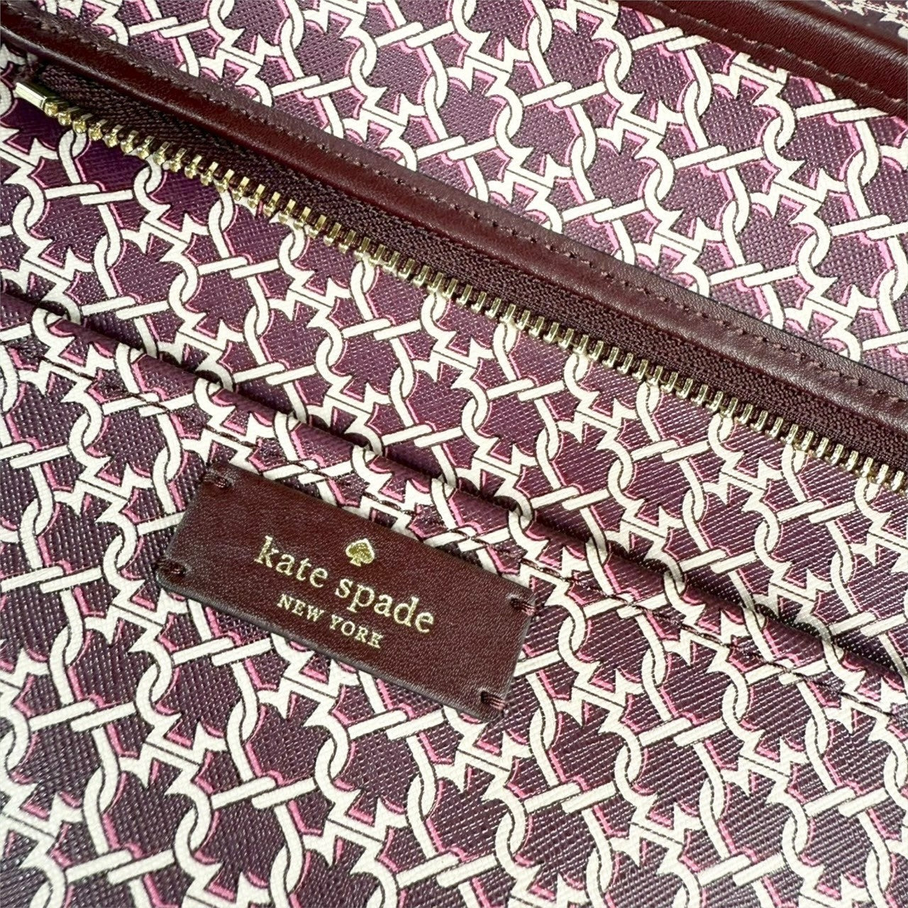 ９４ Kate Spade ケイトスペード 2way バッグ ショルダーバッグ ハンドバッグ ワインレッド
