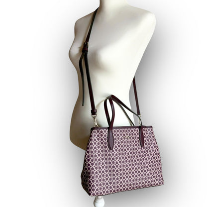 ９４ Kate Spade ケイトスペード 2way バッグ ショルダーバッグ ハンドバッグ ワインレッド