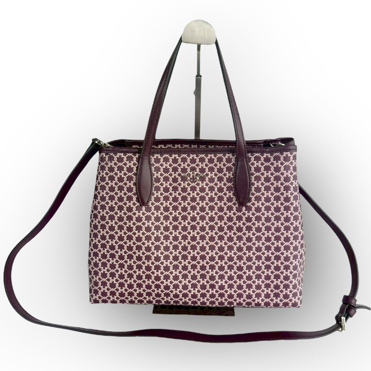 ９４ Kate Spade ケイトスペード 2way バッグ ショルダーバッグ ハンドバッグ ワインレッド