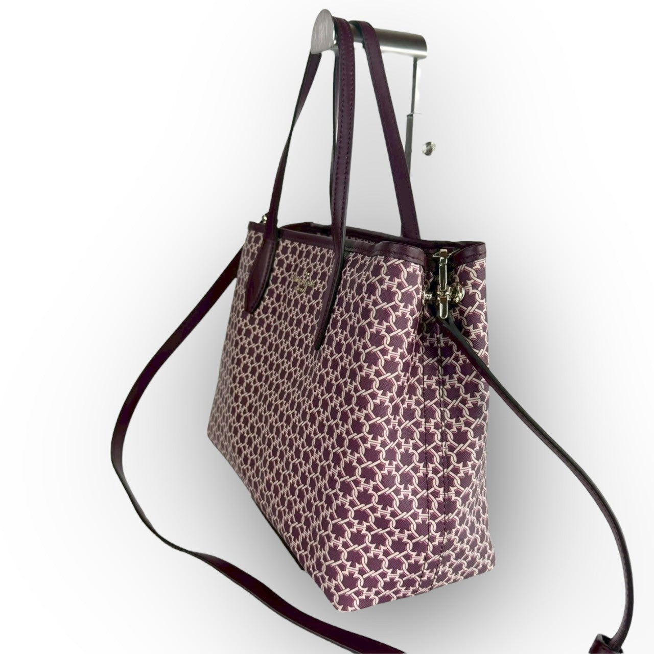 ９４ Kate Spade ケイトスペード 2way バッグ ショルダーバッグ ハンドバッグ ワインレッド