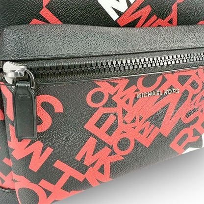 ９５ MICHAEL KORS マイケルコース リュック ブラック×レッド