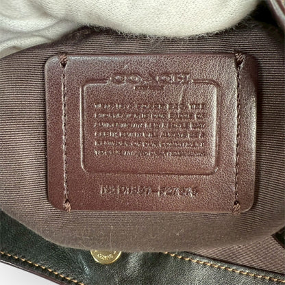 ９６ COACH コーチ トートバッグ ブラック×ベージュ×ブラウン D1857 F27575