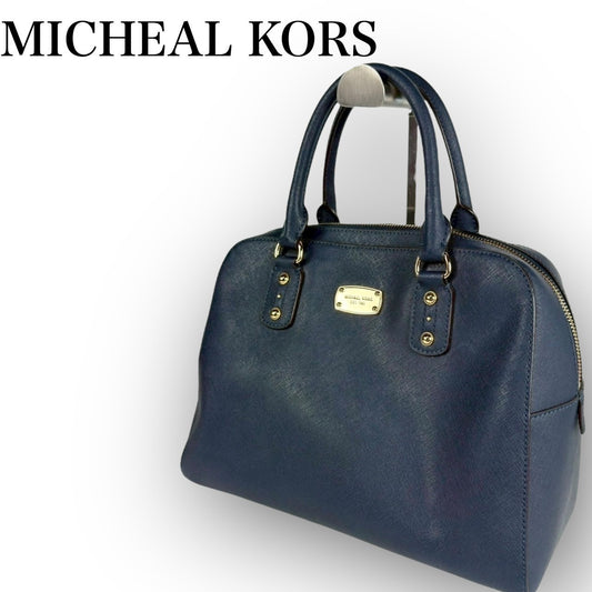 ９９ MICHAEL KORS マイケルコース ハンドバッグ ブルー ネイビー