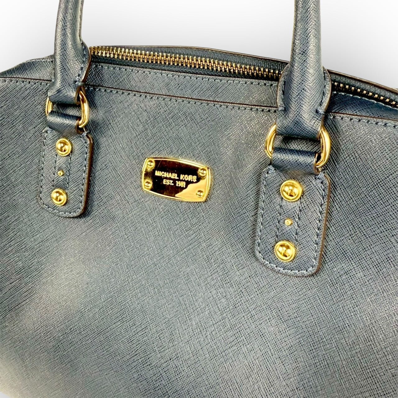 ９９ MICHAEL KORS マイケルコース ハンドバッグ ブルー ネイビー