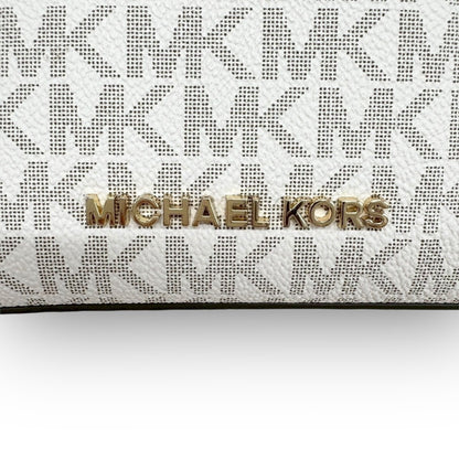 １０２ MICHAEL KORS マイケルコース ショルダー バッグ ホワイト×ブラウン