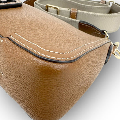 １０５ FURLA フルラ  アテナ 近年モデル ミニ ショルダーバッグ  キャメル
