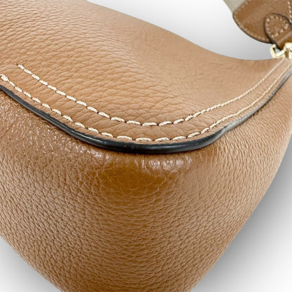 １０５ FURLA フルラ  アテナ 近年モデル ミニ ショルダーバッグ  キャメル