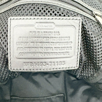 １０８ COACH コーチ メンズ メッセンジャー バッグ ブラック