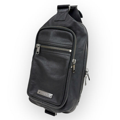 １０８ COACH コーチ メンズ メッセンジャー バッグ ブラック