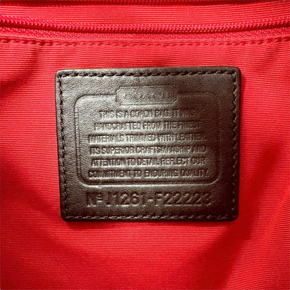 １１０ COACH コーチ ショルダーバッグ　シグネチャー×花柄