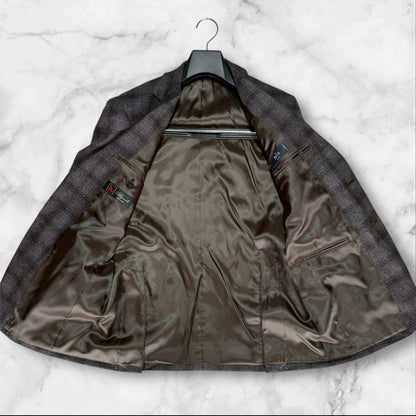 新品 BYRON バイロン ビジネススーツ	AB4　グレー チェック