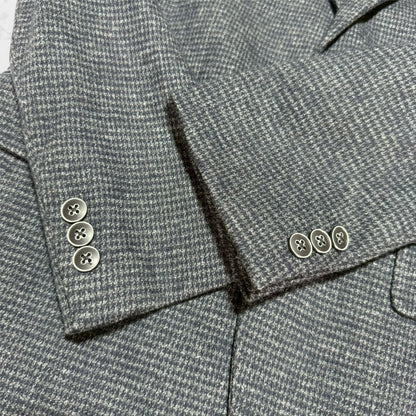 新品　BYRON バイロンビジネ　ススーツ　Sサイズ　ブルーグレー　千鳥格子