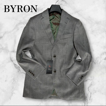 新品　BYRON　バイロン　スーツジャケット	M　グレー　ビジネススーツ