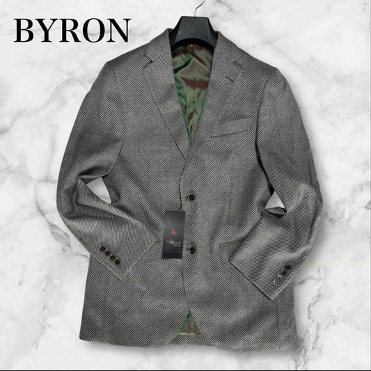 新品　BYRON　バイロン　スーツジャケット	M　グレー　ビジネススーツ