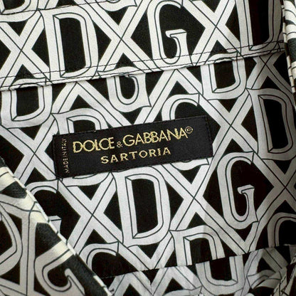 【RC2511-02】 DOLCE&GABBANA トップス 白 黒 メンズ