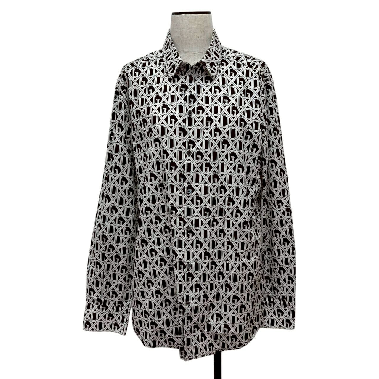 【RC2511-02】 DOLCE&GABBANA トップス 白 黒 メンズ