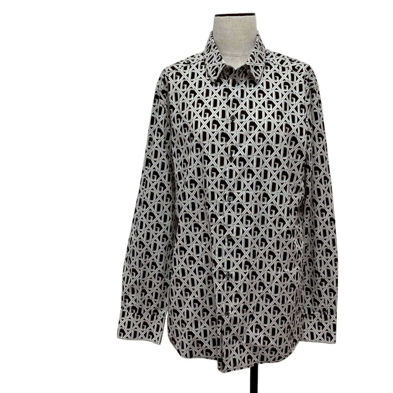 【RC2511-02】 DOLCE&GABBANA トップス 白 黒 メンズ