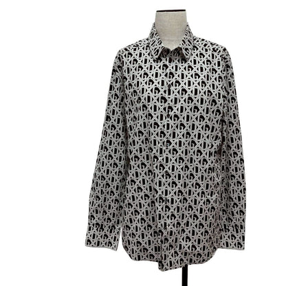 【RC2511-02】 DOLCE&GABBANA トップス 白 黒 メンズ