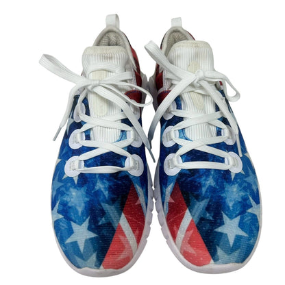 【RC2511-250】アンダーアーマー　ブルー星柄スニーカー　25cm