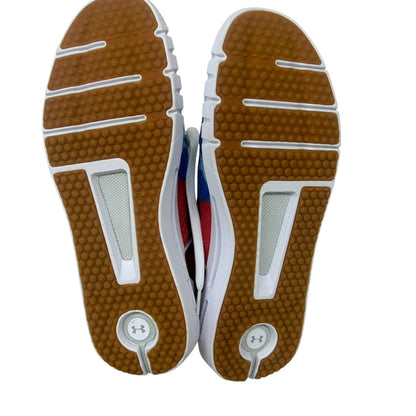 【RC2511-250】アンダーアーマー　ブルー星柄スニーカー　25cm