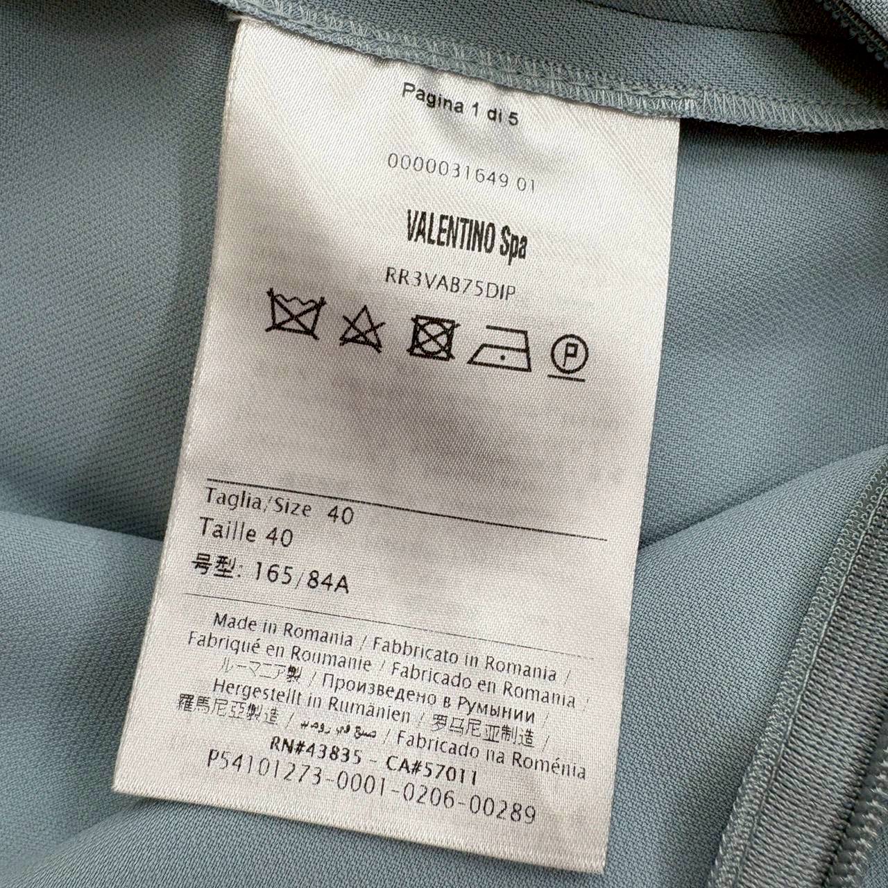 【RC2511-320】RED VALENTINO　ノースリーブ ワンピース 水色 40 レディース