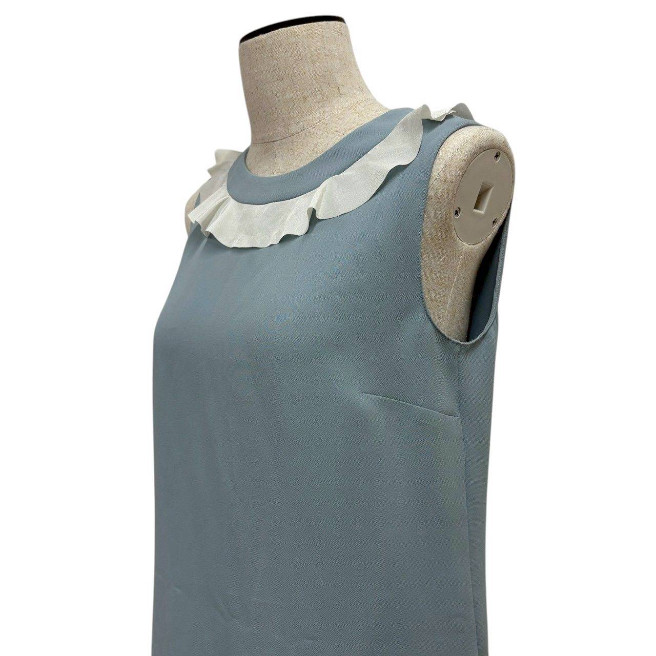 【RC2511-320】RED VALENTINO　ノースリーブ ワンピース 水色 40 レディース