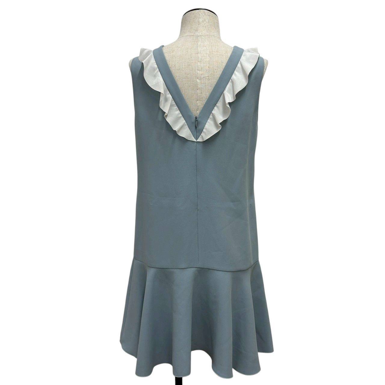 【RC2511-320】RED VALENTINO　ノースリーブ ワンピース 水色 40 レディース