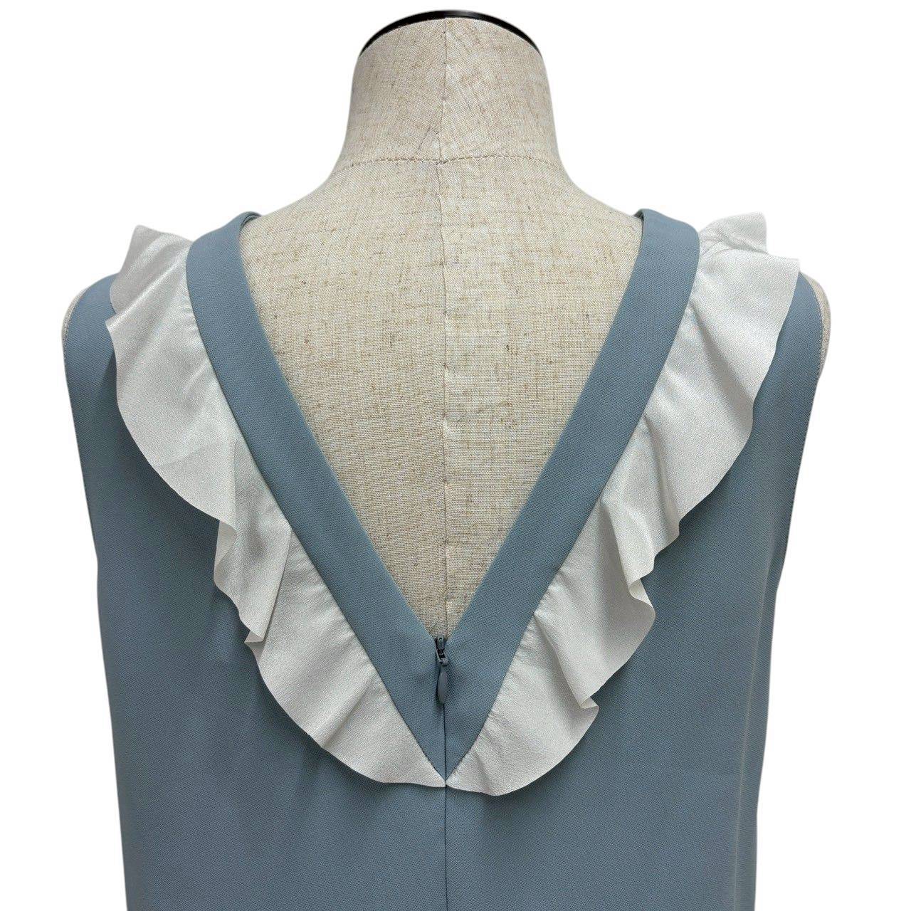 【RC2511-320】RED VALENTINO　ノースリーブ ワンピース 水色 40 レディース