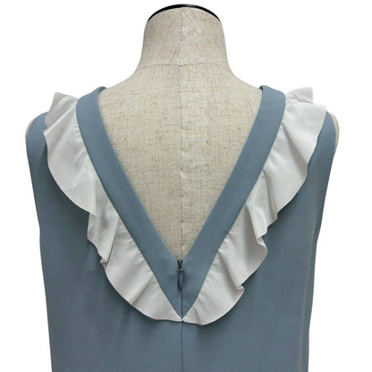 【RC2511-320】RED VALENTINO　ノースリーブ ワンピース 水色 40 レディース